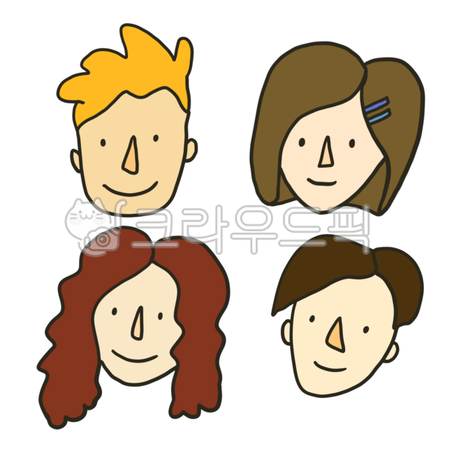 People illustration,Hairstyle illustration,expression,sticker,Good Note,face illustration,head illustration,head,people stickers,face,sticker png,Good Note Sticker,person,hair style,man,female,human character