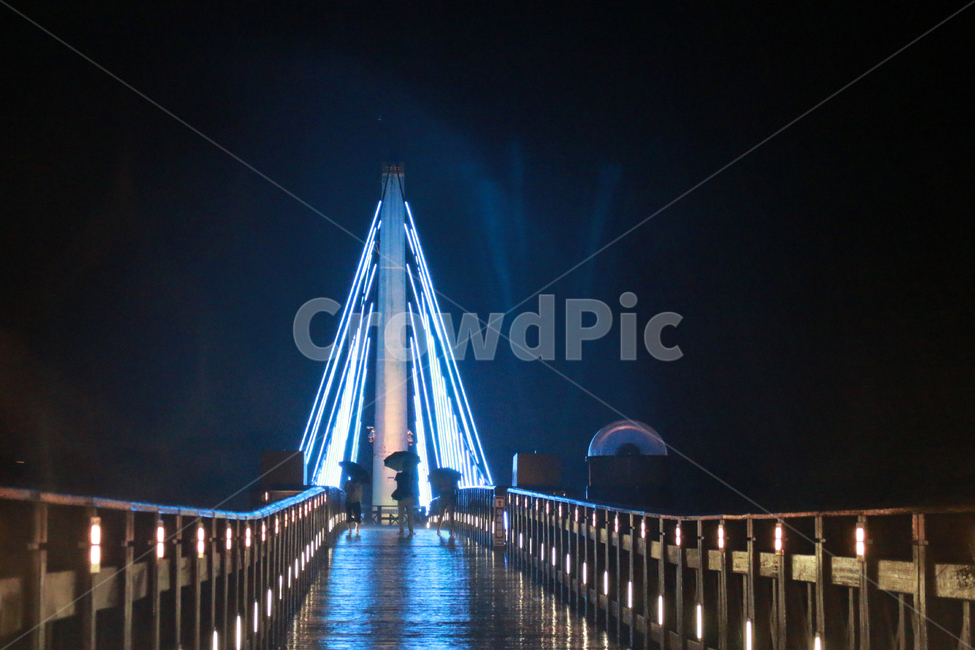 railing,난간,banister,handrail,landmark,군산,테마공원,공원,lighting,비,호수,다리,bridge,물,그림자,반사,밤,호수공원,은파호수공원,야경