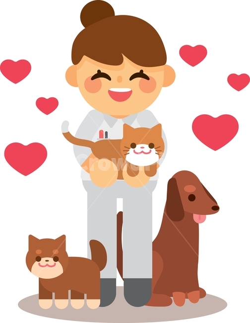 수의사,의료,의학,교육,응급,강아지,동물,개,고양이,하트,사랑,귀여운,사람,청진기,수의학,동물병원,병원,진찰,사랑스러운,캐릭터,간호사,여자,동물,animal,고양이,cat,kitten,kitty,개,강아지,dog,doggy,의료,의학,병원,medical,hospital,clinic,그래픽,일러스트레이션,graphic,illustration