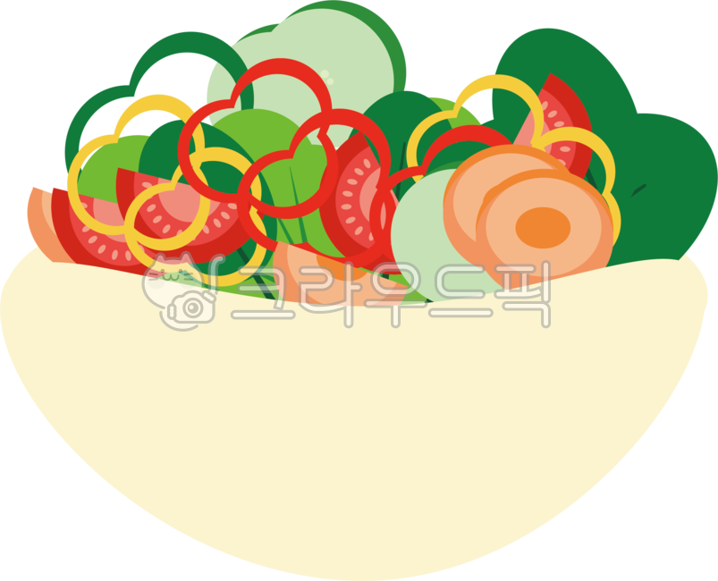 샐러드,샐러드볼,야채샐러드,식단,신선한,샐러드일러스트