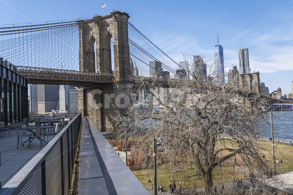 handrail,banister,난간,브르클린,테라스,나무,다리,뉴욕,미국,빌딩,지평선,terrace,newyork,brooklyn,bridge,skyline,usa,도시,풍경,city,landscape,해외,외국,세계,foreign,oversea,world,세계도시풍경,해외도시풍경,외국도시풍경,world cityscape