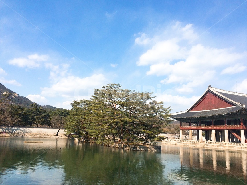 경복궁,경회루,서울,지붕,고궁,palace,kyeongbokgung,ponds,연못
