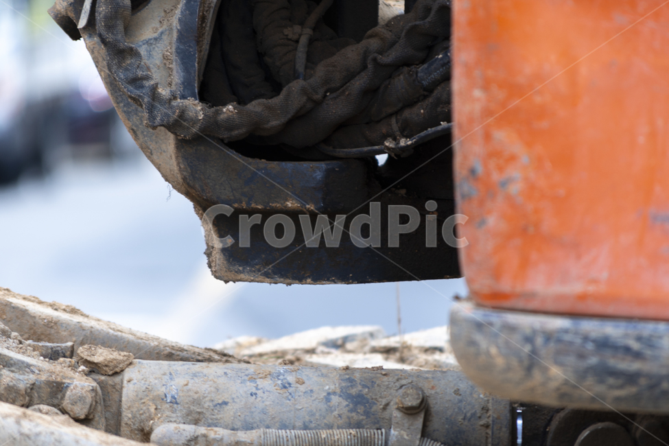 중장비,흙,공사현장,포크레인디테일,포크레인,산업,industry,industrial