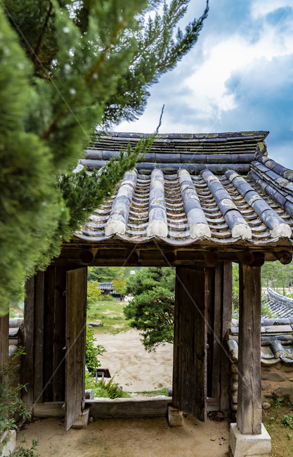 기와,지붕,군자마을,전통가옥,한옥,문화유산,국민관광지,관광명소,고택,구옥