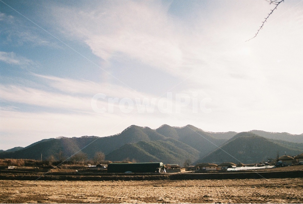 필름,하늘,구름,산,밭,안동,film,sky,nature,filmphotography,andong,latewinter,mountain,field,cloud,필름카메라