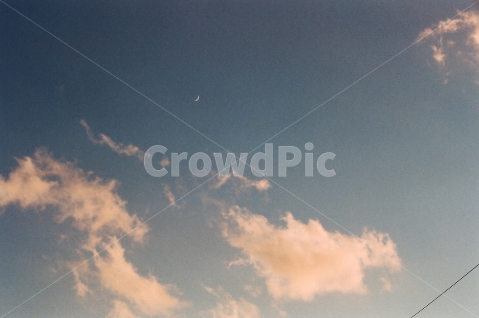 nature,자연,weather,날씨,하늘,구름,sky,cloud,moon,달,노을