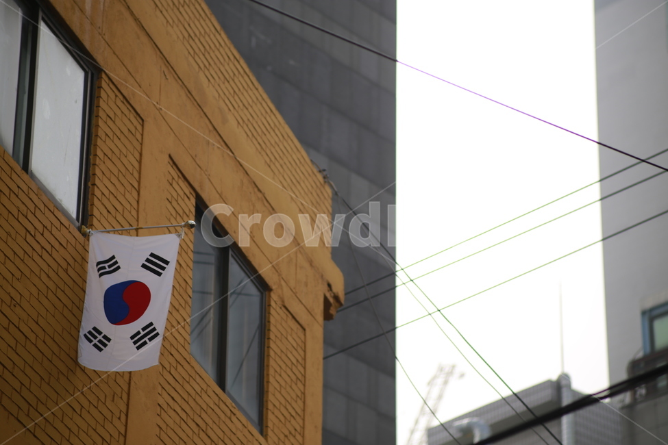 태극기,한국,서울,왕십리,건물,건축물,건물외관,exterior,building,structure,architecture,construction