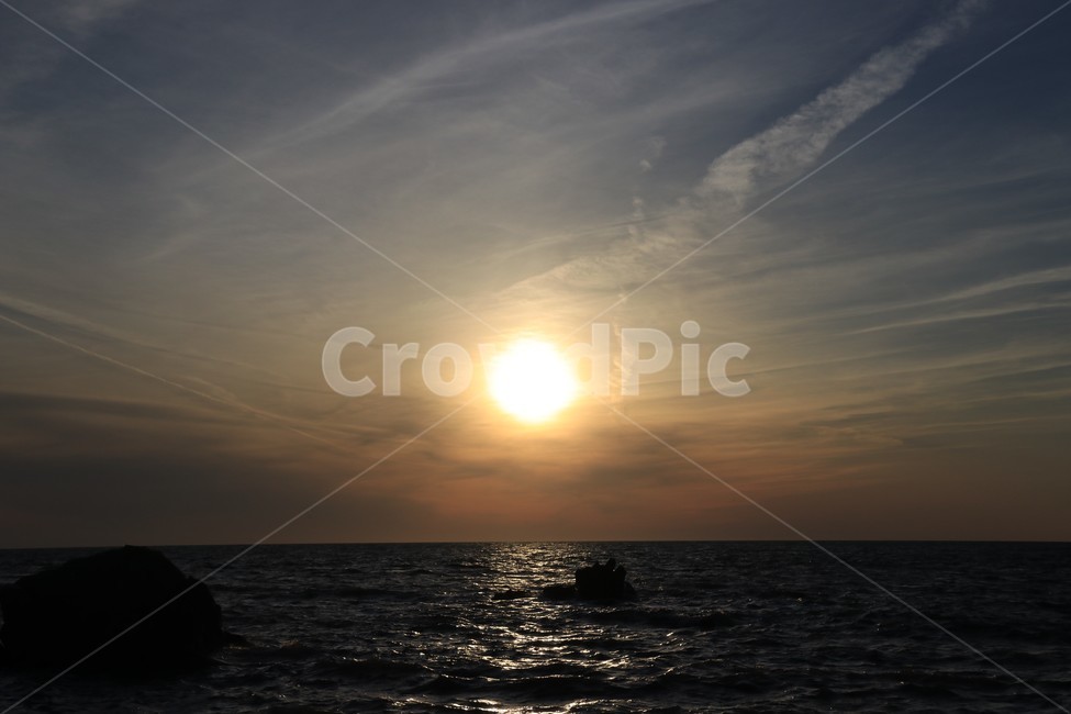 하늘,자연,바다,구름,석양,해,sunset,노을,자연경관,을왕리,파도,햇빛