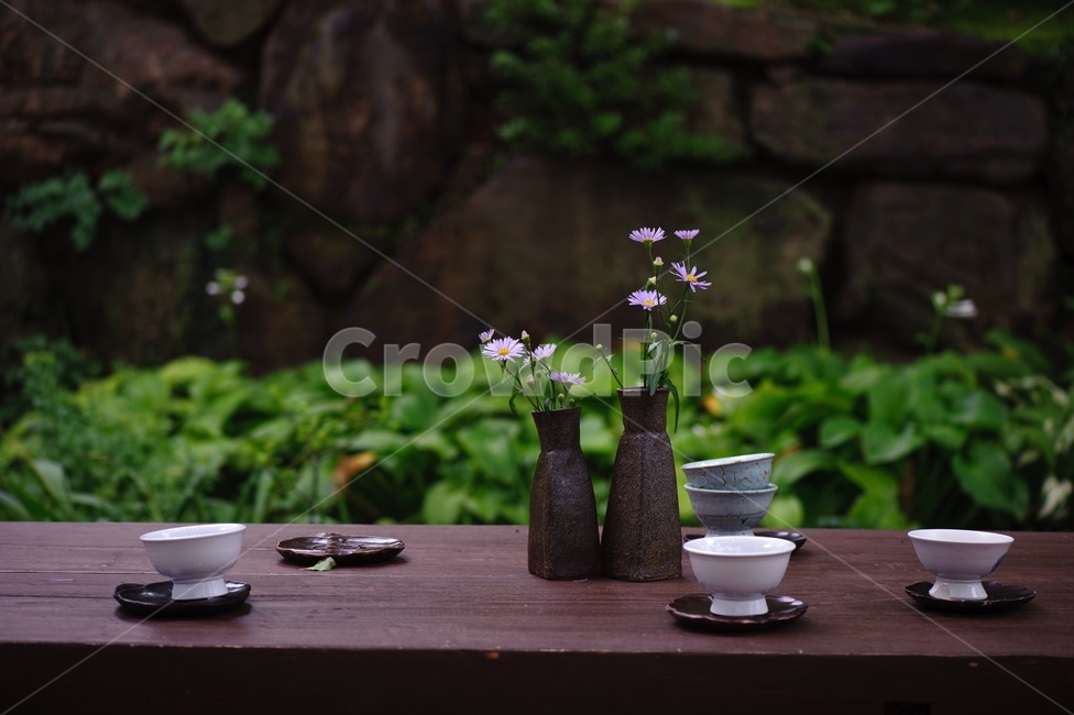 flower,garden,flowerpot,nature,plant,pot,green,decoration,spring,beauty,floral,flora,pink,bouqbackground,color,dish,food,gray,light,meal,menu,table,tea,teacups,vintage,wood,yellowuet,bloom,plants,gardening,beautiful,찻잔,꽃병,테이블,한국전통,한국문화,korean traditional,korean culture,사물,물건,오브젝트,thing,object,matter