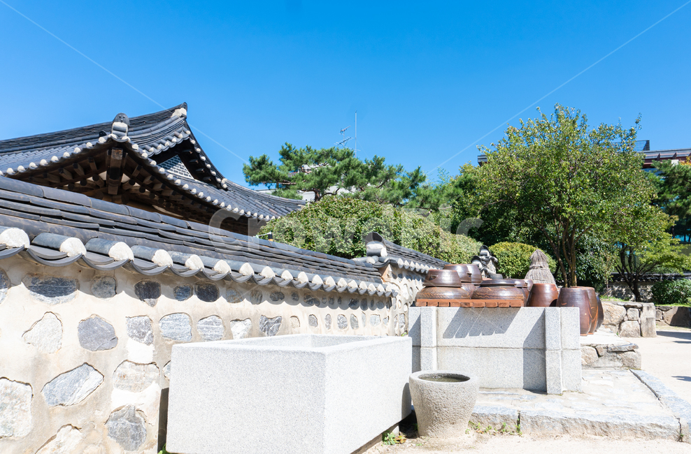 전통가옥,한국의집,장독대,가을,기와집