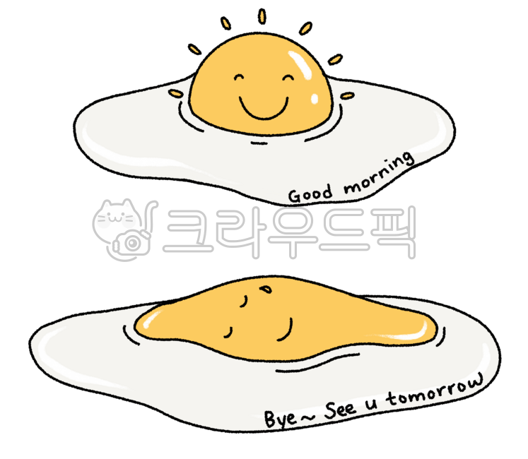 egg,hand drawing,icon,sticker,morning,Good morning,Dakku,Fried egg,painting,Emoji,illustration,emoticon