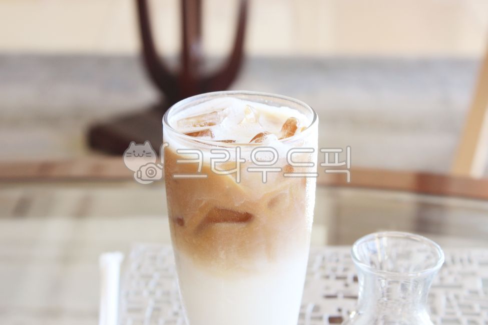 커피, 카페라떼, 라떼, 음료, 카페음료, 사진,이미지,일러스트,캘리그라피 - ja9762작가