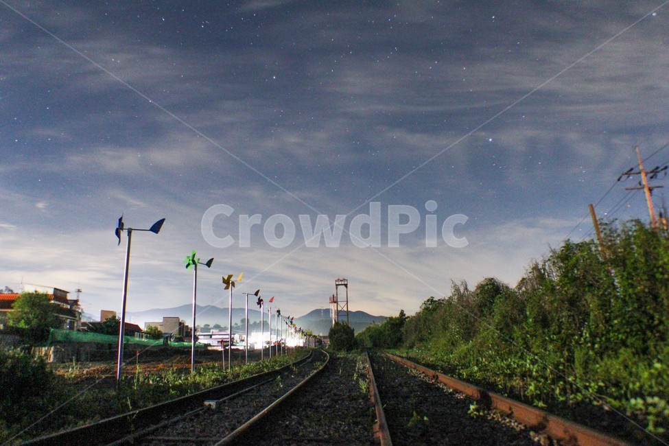 아산레일바이크,철도,철도길,바람개비,레일바이크,야경,밤,레일,rail,railway,traintrack,기찻길,night,밤풍경,교통,교통수단,traffic,transportation