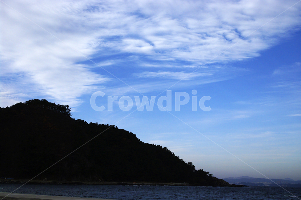 하늘,구름,풍경,산,blue,자연,풍경,nature,landscape,outdoors,옥외,land,땅,shoreline,해안선,water,물,ocean,대양,sea,바다,coast,연안