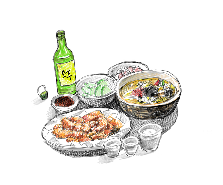 food,식품,식사,요리,포장마차음식,소주,술,음식,식재료,요리,food,cook,meal,dishes,food reserves,그래픽,일러스트레이션,graphic,illustration