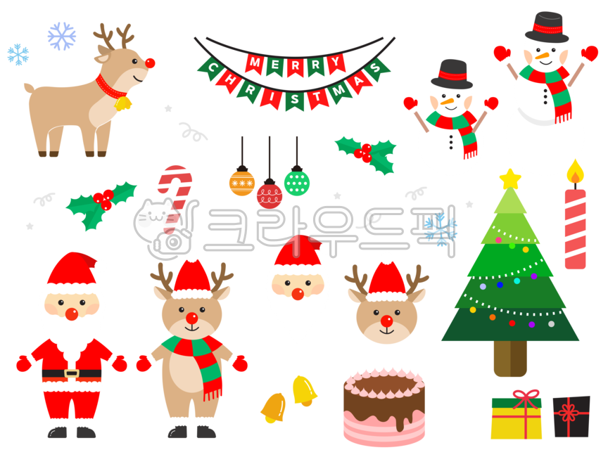 크리스마스,12월,겨울,겨울일러스트,성탄절,성탄절일러스트,크리스마스일러스트,루돌프,루돌프얼굴,루돌프캐릭터,산타,산타할아버지,산타얼굴,산타캐릭터,트리,크리스마스트리,케이크,선물상자,눈사람,촛불,가랜드,크리스마스가랜드,메리크리스마스,크리스마스장식,크리스마스오너먼트,크리스마스조명,크리스마스식물