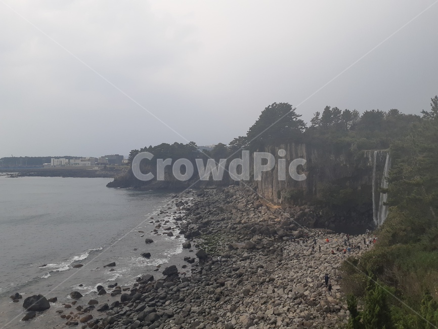폭포,풍경,바다,절벽,자연,자연,풍경,nature,landscape,promontory,곶