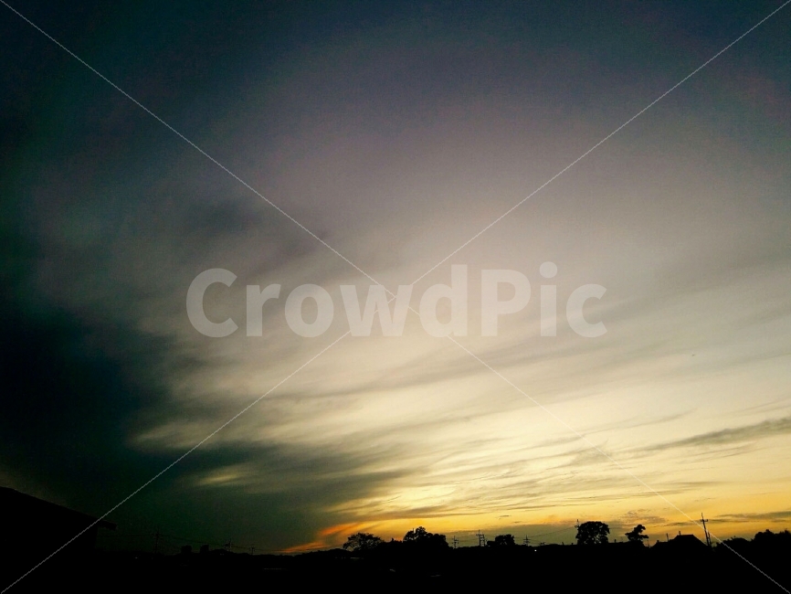 풍경,노을,해질녘,해가없는,회색빛,자연,풍경,nature,landscape,outdoors,옥외,sky,하늘
