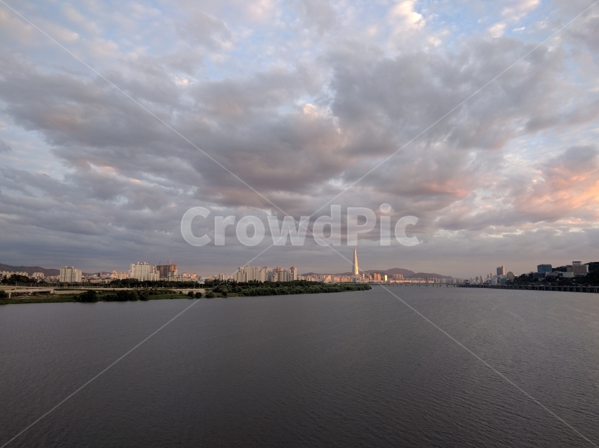 한강,노을,구름,암사대교,한강파노라마,도시,풍경,city,landscape,한국도시풍경,한국도시경관,korea cityscape,nature,자연,weather,날씨,outdoors,옥외