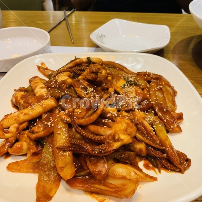 food,오징어볶음,매운음식,메뉴,요리,식사,음식,오징어