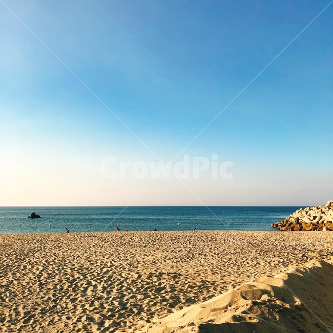 해변,바다,여름,자연,풍경,하늘