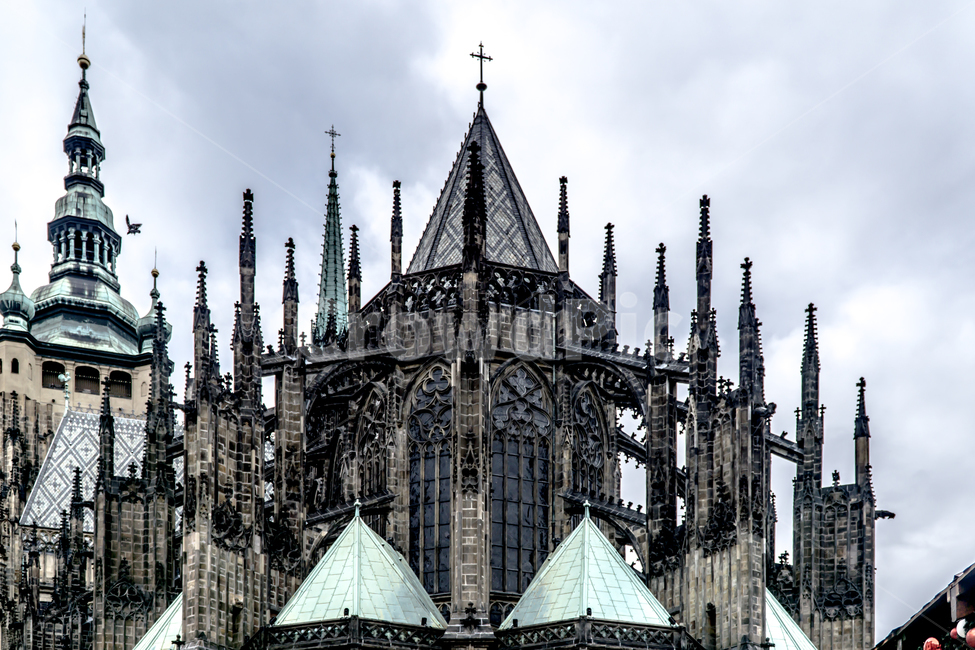Czech Republic,gothic style,spire,Prague Castle,Cathedral