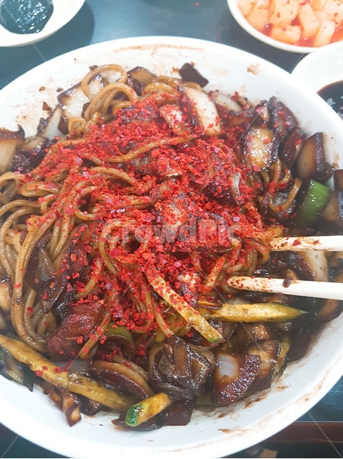 짜장면,고추가루,고춧가루,고추짜장,고추짜장면