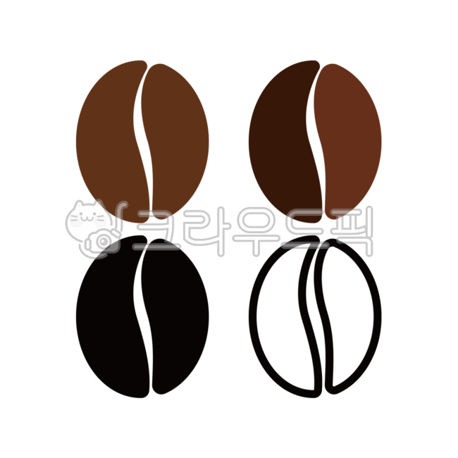 coffeebean,coffee bean,icon,menu,coffee beans,2d,cafe,coffee,illustration,illust,graphic