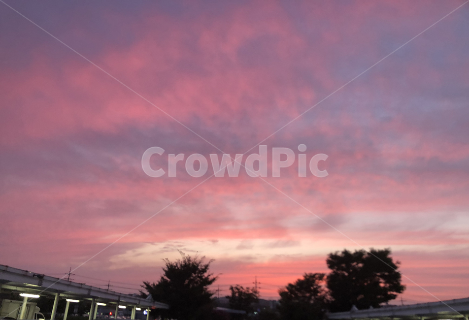 붉은노을,풍경,해질녘,구름,울산,일몰,sunset