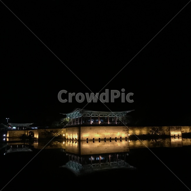 한옥,전통,경주,한국전통,야경,한옥마을,동궁과월지,배경화면,아름다운,한국적인