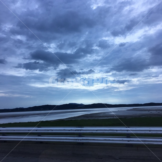 드라이브,강,구름,하늘,풍경,초저녁,자연,풍경,nature,landscape,outdoors,옥외,scenery