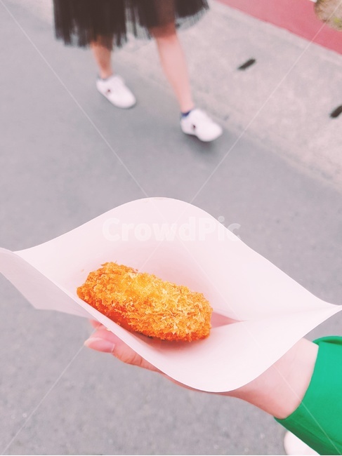 고로케,후쿠오카,여행,일본,튀김,먹거리,음식,식재료,요리,food,cook,meal,dishes,food reserves
