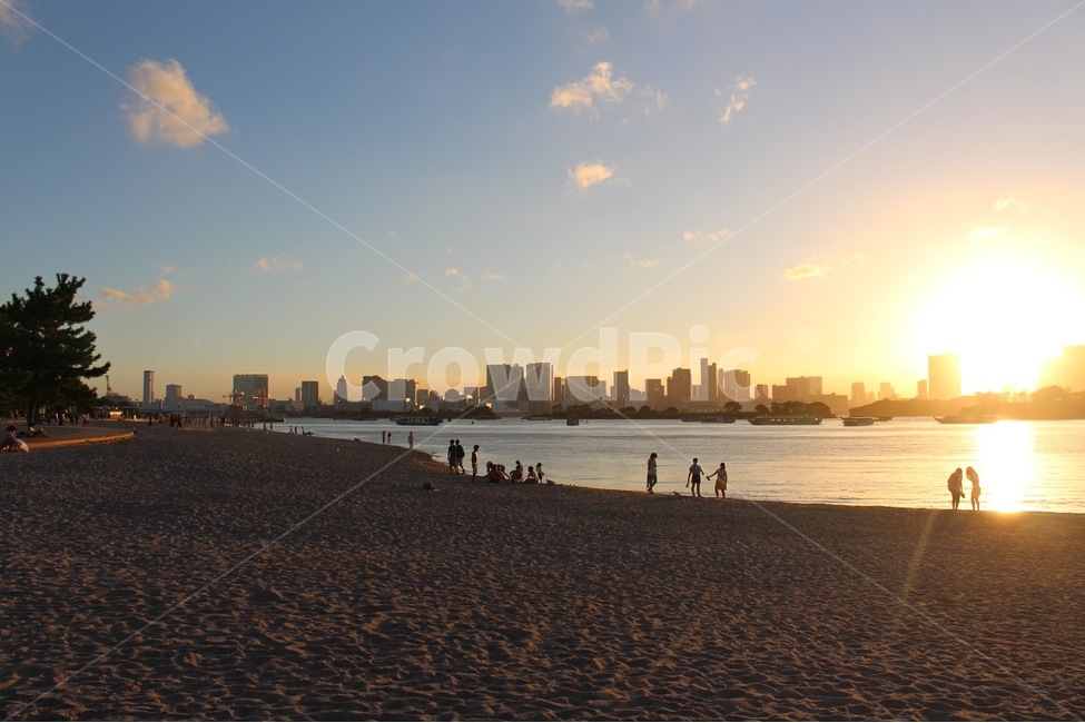 일본,도쿄,오다이바,여행,석양,노을,해변,해변,바다,beach,sea,도시,풍경,city,landscape,해외,외국,세계,foreign,oversea,world,세계도시풍경,해외도시풍경,외국도시풍경,world cityscape,사람들,대중,군중,other people,crowd,인물실루엣,사람실루엣,character silhouette,human silhouette,여행,휴가,traveling,vacation,trip,nature,자연,outdoors,옥외,person,사람,human,인간