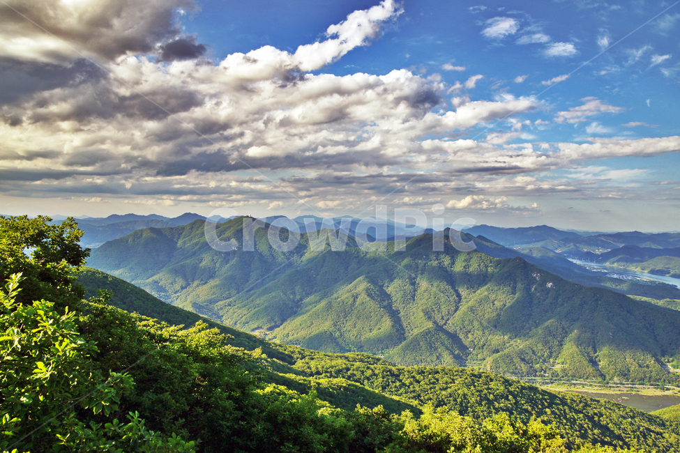 예봉산,적갑산,능선,구름,자연,흰구름,푸른하늘,산맥,자연,풍경,nature,landscape,mountain range,outdoors,옥외,mountain,산