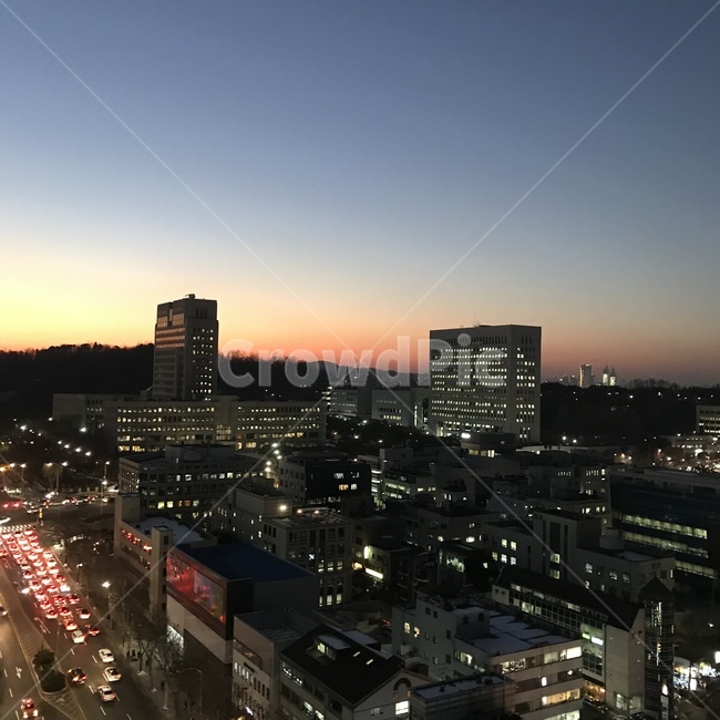 야경,도시,루프탑,루프탑야경,도시야경,해질녘