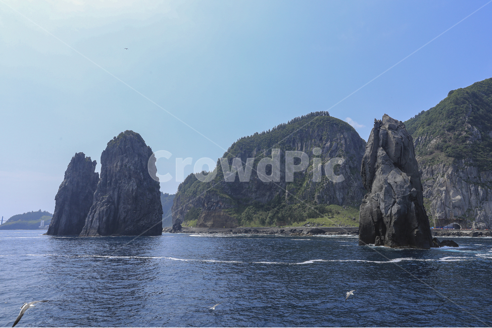 바다,바위,울릉도,산,해안선,sea,rock,shoreline,cliff,mauntain,자연,풍경,nature,landscape