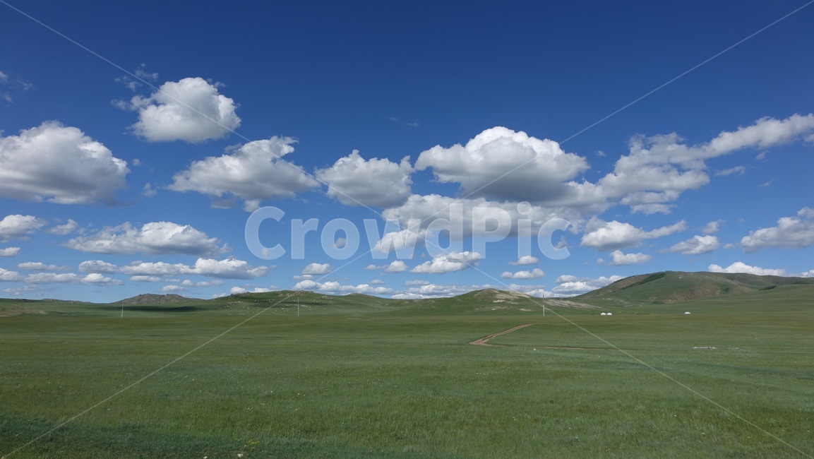 자연,blue,green,하늘,sky,벌판,초원,nature,field,몽골,몽고,MONGOLIA