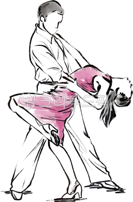 dancing, 댄스, person, 사람, 라인드로잉, 사진,이미지,일러스트,캘리그라피 - qscqsd2작가