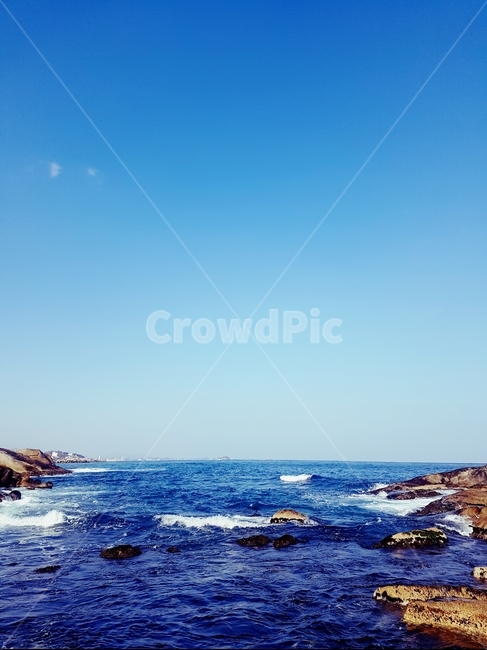 바다,하늘,푸른,자연,파도,한국자연풍경,한국자연경관,korea nature landscape