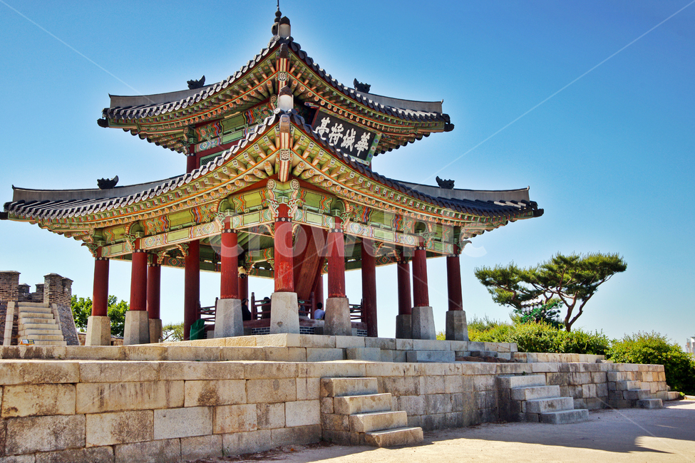 Mars,Seojangdae,full width,UNESCO World Heritage Site,Hwaseong Pole,Suwon Hwaseong Fortress,Suwon