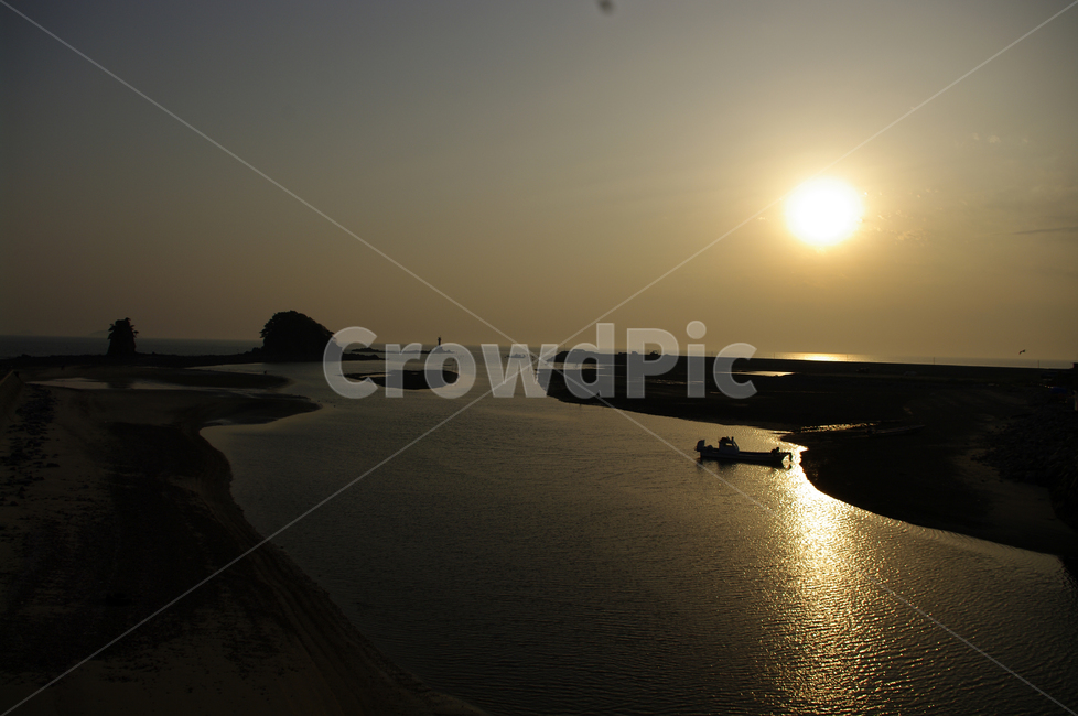 안면도,석양,바다,풍경,배,해안,꽃지해변,자연,풍경,nature,landscape,flare,플레어,light,빛,sunlight,햇빛,outdoors,옥외