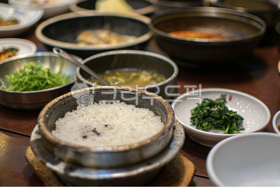 밥, 돌솥, 쌀밥, 백반, 한식, 사진,이미지,일러스트,캘리그라피 - 삶은아름답다작가