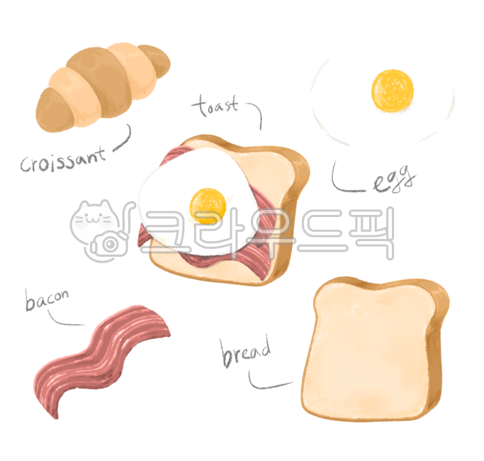 toast png,bread,Breakfast,egg,bread png,toast illustration,food,bread drawing,bacon,toast,Fried egg,Cafe Menu,Croissantpng,brunch,croissant