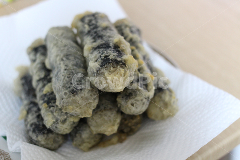 김말이,김말이부침,간식,김밥,김