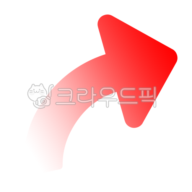 화살표,회전화살표,곡선화살표,곡선,회전,arrow,빨간색