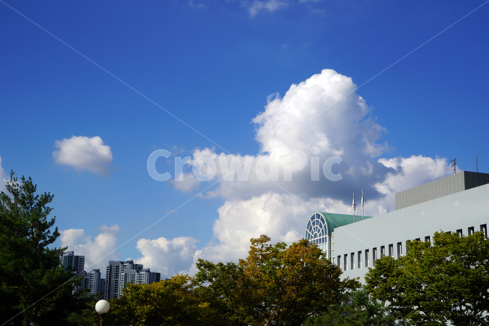 구름,하늘,흰구름,의왕시,자연,푸른하늘,뭉게구름,건물,숲,나무,자연,풍경,nature,landscape,건축물,건물외관,exterior,building,structure,architecture,construction,weather,날씨,cumulus,적운,outdoors,옥외,cloud,sky