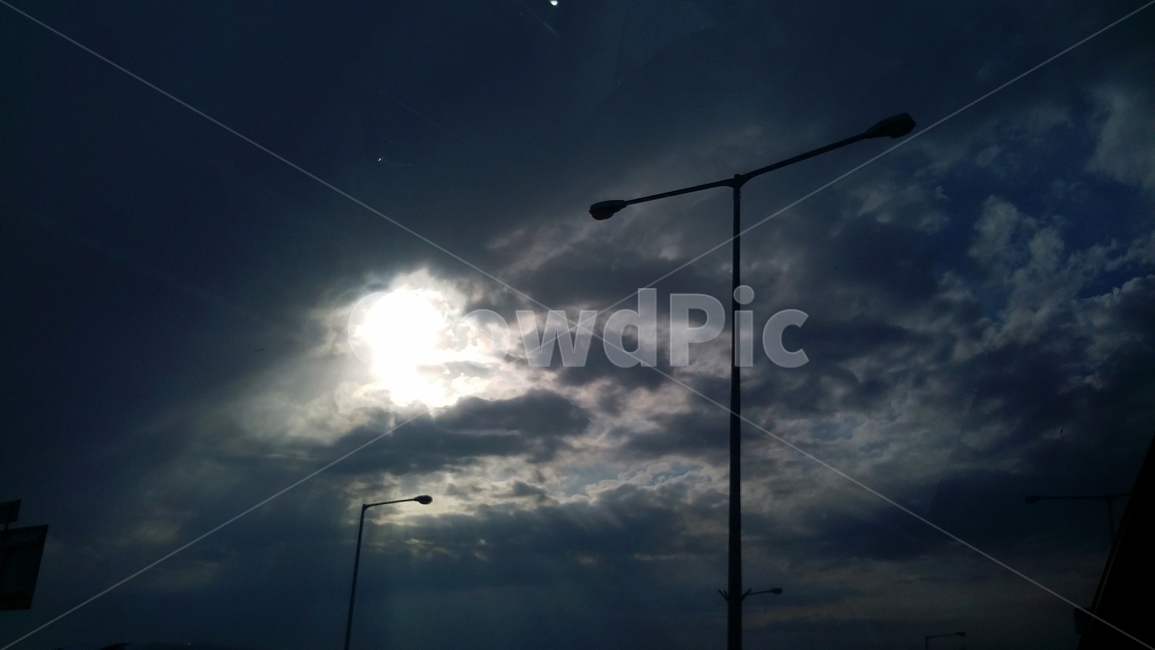 흐린날,구름,가로등,햇빛,하늘,자연,풍경,nature,landscape,lamp post,램프 포스트