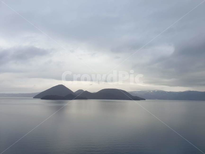 옥외,outdoors,nature,자연,물,water,island,섬,호수,일본,홋카이도,도야호