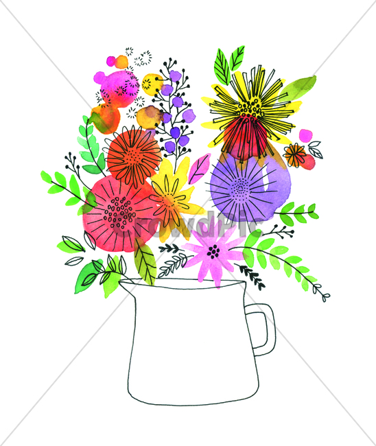 art,미술,graphics,floraldesign,플로랄디자인,pattern,무늬,꽃,flower,bloom,blossom,blow,나뭇잎,leaf,foliage,umbrage,greenery,화분,flowerpot,pot,물감그림,paintings,drawing,paintbrush,colors,화병,vase,손그림,그래픽,일러스트레이션,graphic,illustration