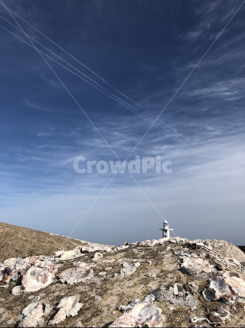 등대,제주도,따게비,jeju,nature,자연,sky,하늘,비행운,파란하늘
